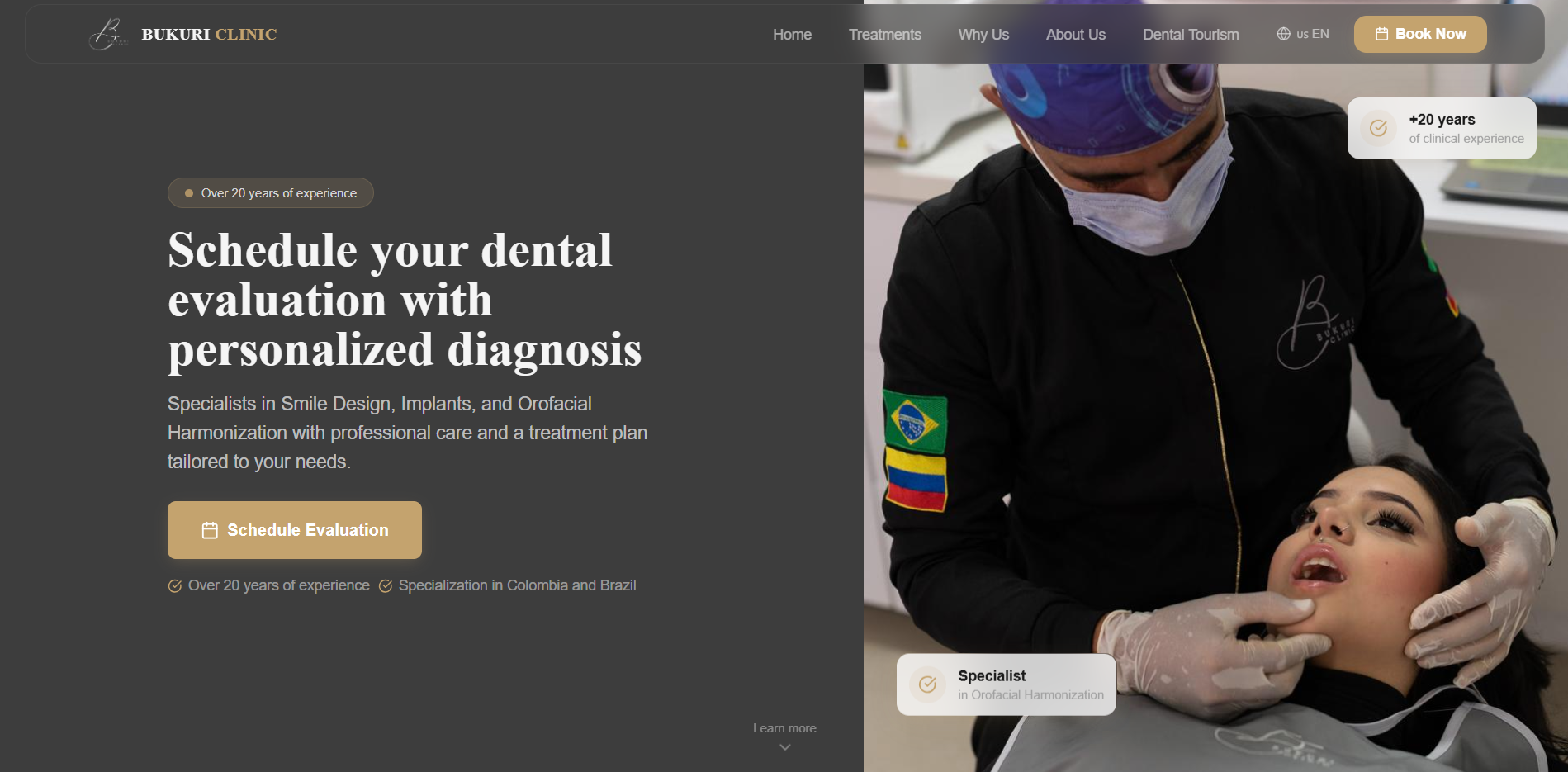 Bukuri Clinic - Landing