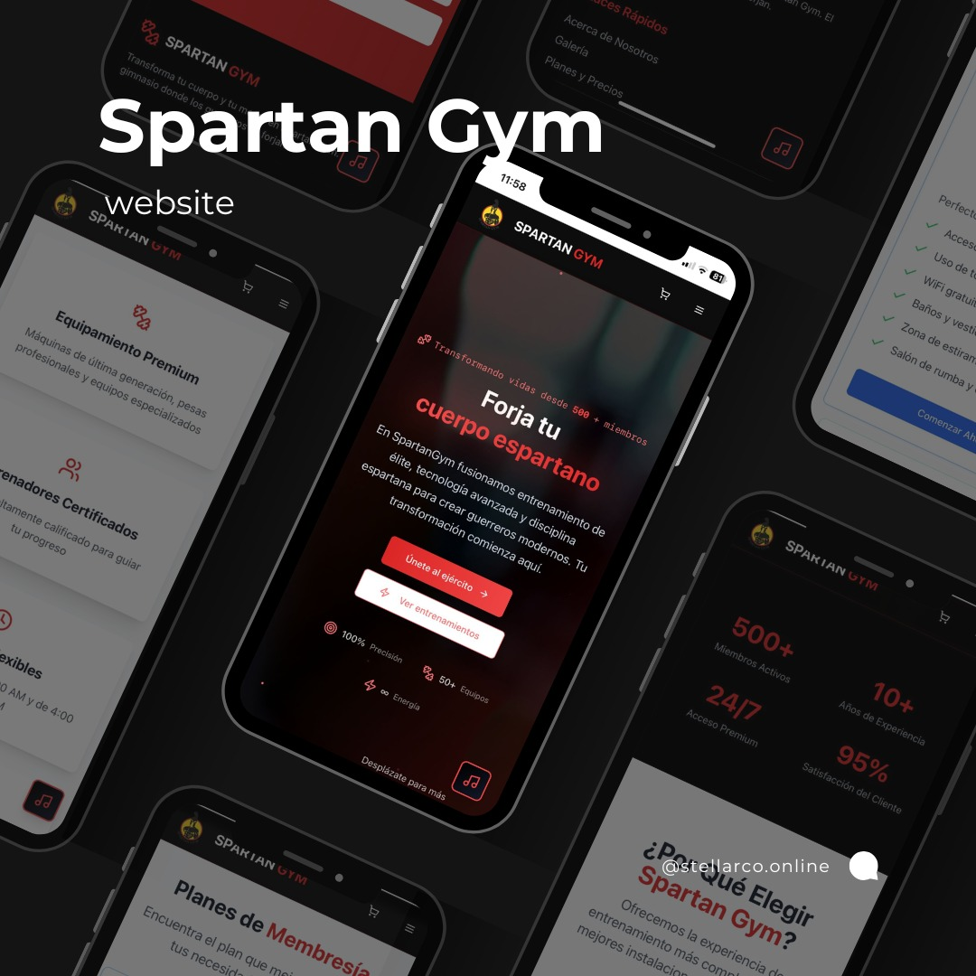 Spartan Gym - E-commerce